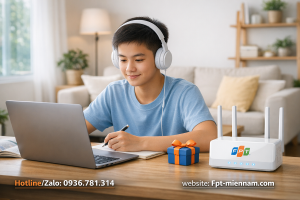 Lợi ích WiFi FPT cho học trực tuyến tại Càng Long: Kết nối ổn định cho tương lai