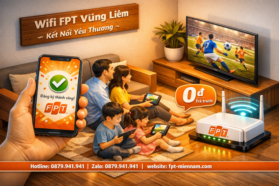 Lựa chọn gói mạng FPT Vũng Liêm tối ưu cho hộ gia đình