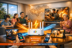 Mạng FPT Tiểu Cần có ổn định không khi dùng nhiều thiết bị cùng lúc?