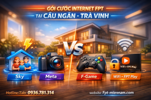 So sánh các gói cước FPT phổ biến tại Cầu Ngang – Nên chọn gói nào?
