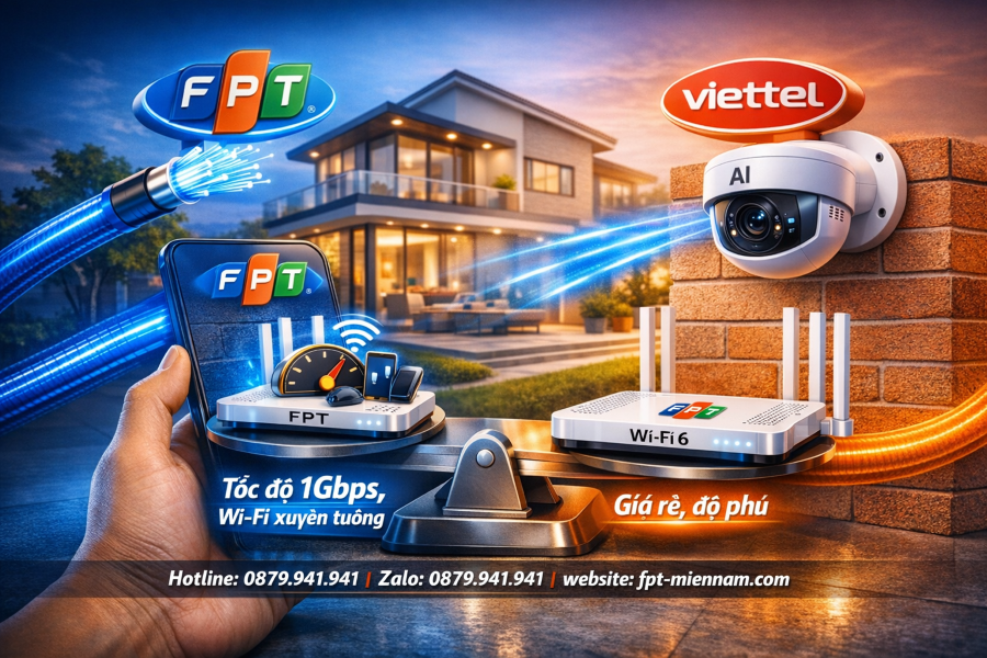 So sánh FPT và Viettel tại Vĩnh Cửu: Nên chọn nhà mạng nào?