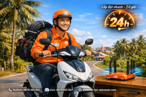 Thời gian lắp mạng FPT Trà Cú mất bao lâu?