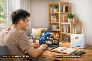 Tối ưu WiFi FPT cho việc học trực tuyến tại Cầu Ngang