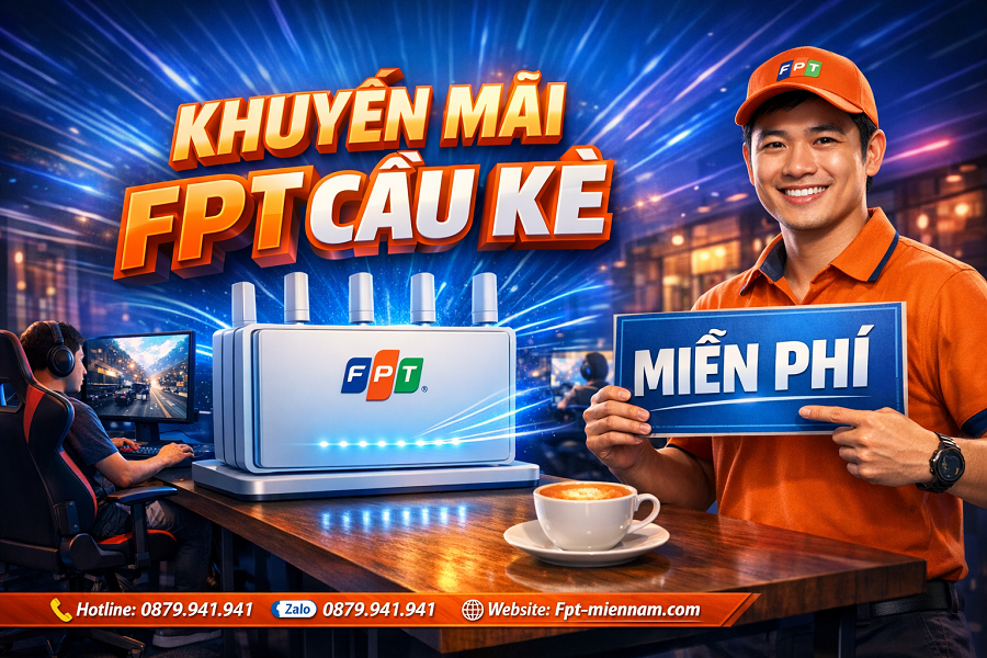 Ưu đãi FPT Cầu Kè tháng này có miễn phí lắp đặt không?