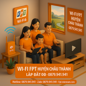 Wi-Fi FPT Huyện Châu Thành – Internet Siêu Tốc, Ưu Đãi Cực Khủng