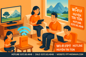 Wi-Fi FPT Huyện Tri Tôn – Internet Cáp Quang Siêu Tốc, Giá Rẻ