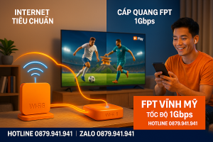 Wi-Fi FPT Phường Vĩnh Mỹ – So sánh tốc độ các gói cước mới nhất