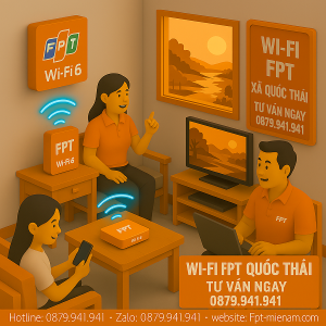 Wi-Fi FPT xã Quốc Thái – Tư vấn ngay, Kết nối liền tay