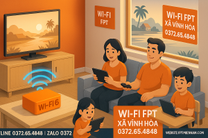 Wi-Fi FPT Xã Vĩnh Hòa – Internet Cáp Quang Siêu Tốc Cho Mọi Nhà