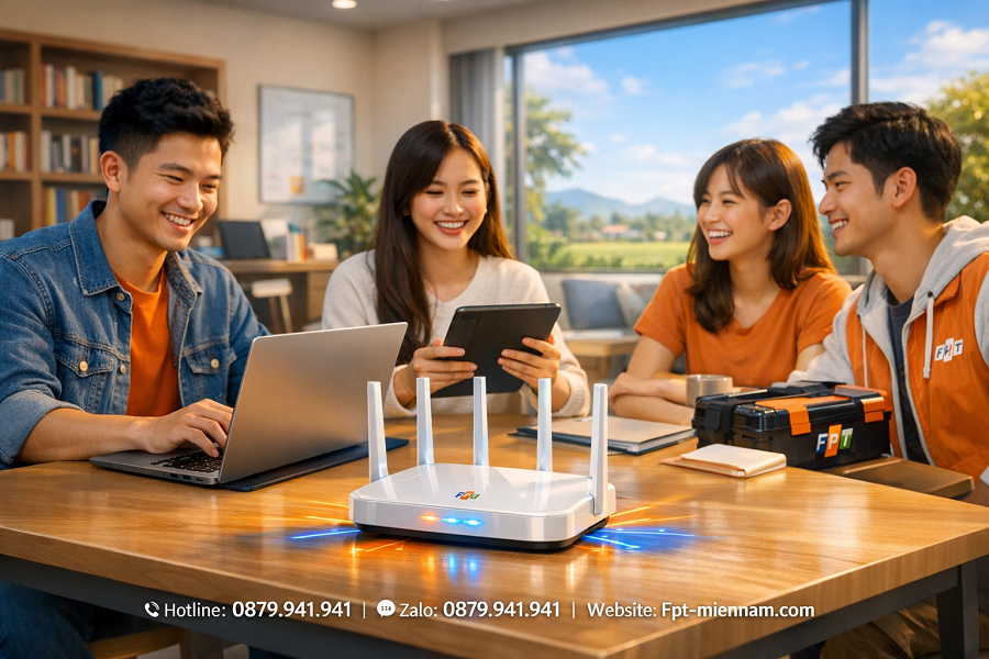 Wifi FPT Tân Phú cho sinh viên: Học hết sức, Chơi hết mình!