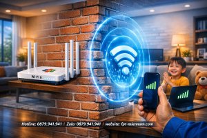 Wifi FPT Vĩnh Cửu xuyên tường tốt không? Giải pháp cho nhà nhiều tầng