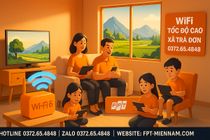 WiFi Tốc Độ Cao Xã Trà Đơn – Trải Nghiệm Internet WiFi 6 Đẳng Cấp
