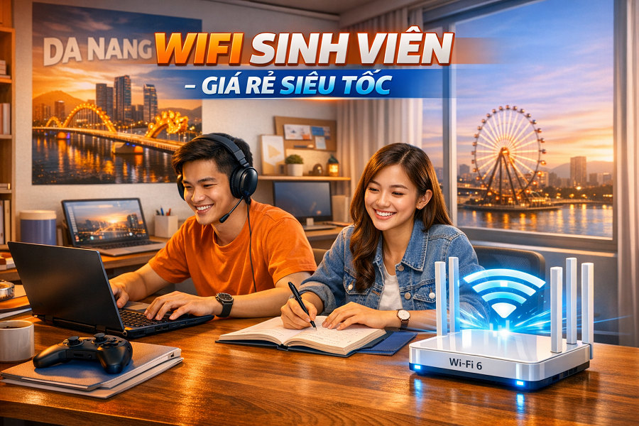 Wifi FPT Hải Châu Cho Sinh Viên – Tốc Độ Cao, Giá Cực Tiết Kiệm