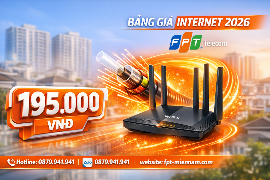 Bảng Giá Internet FPT Tam Thắng Mới Nhất 2026: Siêu Ưu Đãi