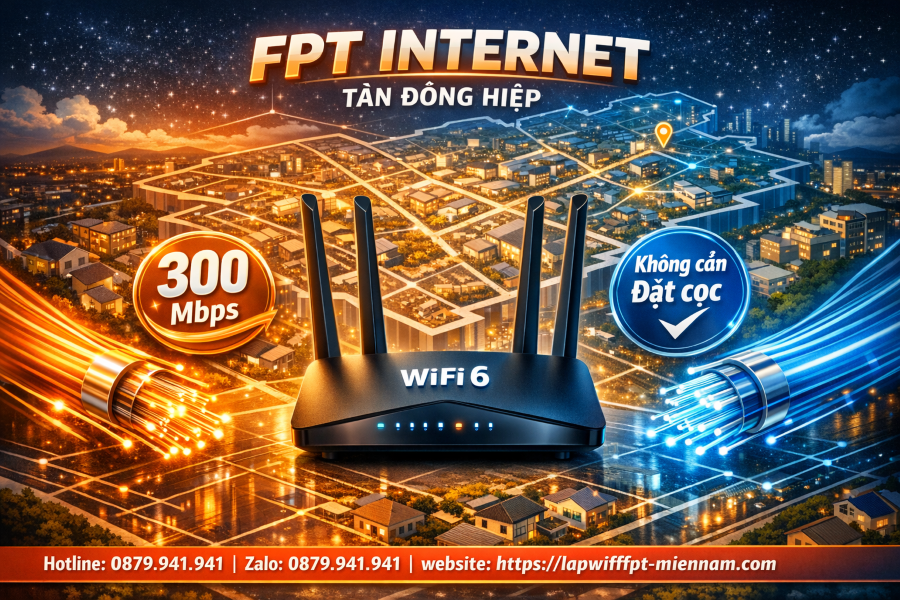 Bảng Giá Internet FPT Tân Đông Hiệp Mới Nhất 2026