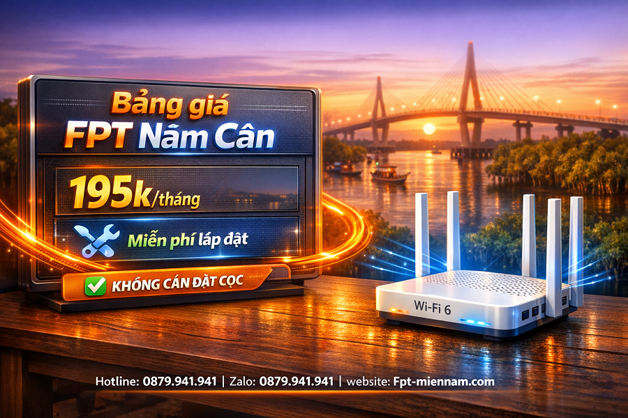 Bảng Giá Mạng FPT Năm Căn Mới Nhất – Ưu Đãi Lớn Cho Bà Con Đất Mũi