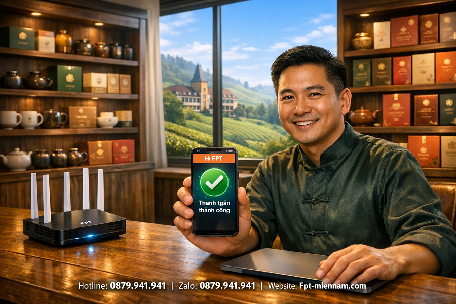 Cáp quang FPT Bảo Lộc: Giải pháp bứt phá cho doanh nghiệp trà và cafe