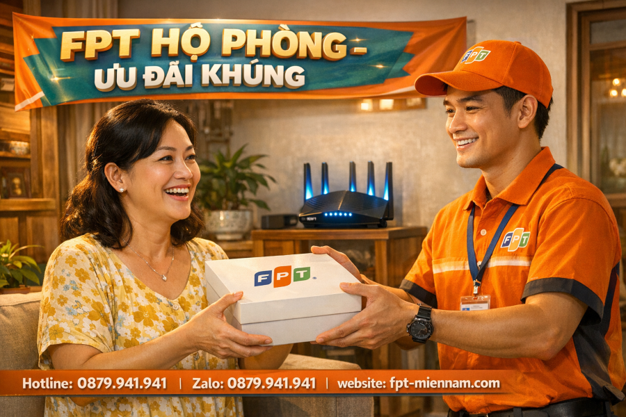 Cáp Quang FPT Phường Hộ Phòng: Đăng Ký Hôm Nay, Nhận Quà Liền Tay