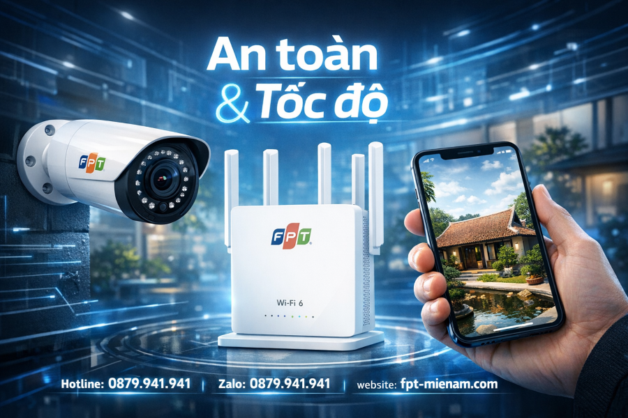 Combo Camera + Internet FPT Rạch Dừa: Giải Pháp An Ninh Thông Minh