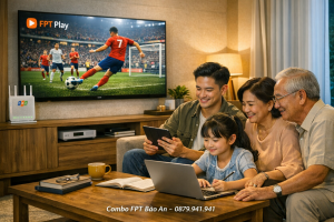 Combo FPT Bảo An: Tiết kiệm chi phí, tối ưu giải trí cho gia đình