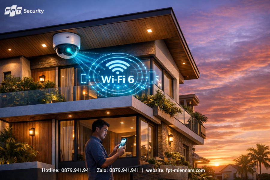 Combo Internet FPT và Camera An Ninh Cho Nhà Phố Giá Rai: An Toàn & Tiết Kiệm