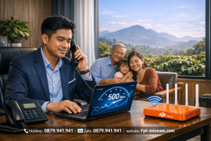 Combo internet và điện thoại cố định FPT cho doanh nghiệp Di Linh: Tối ưu vận hành