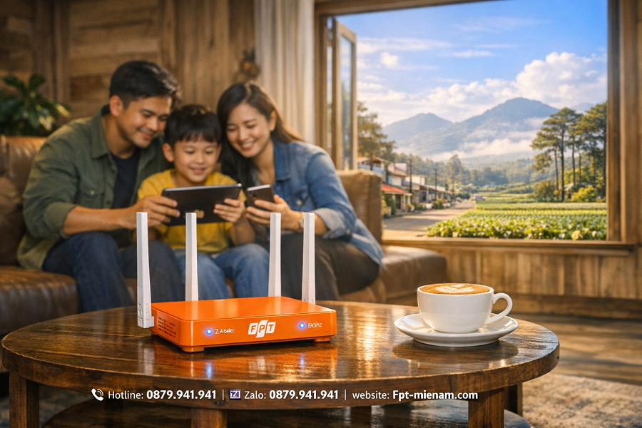 Đăng ký FPT xã Ka Đơn, Đơn Dương: Internet tốc độ cao chỉ từ 1xxk/tháng