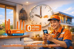 Đăng ký internet FPT Bàu Bàng không cần đặt cọc có thật không?