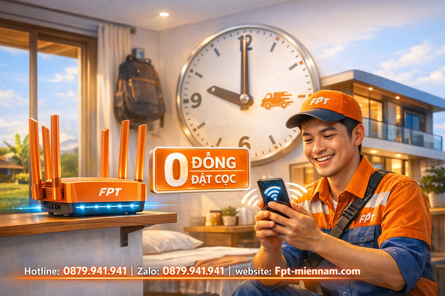 Đăng ký internet FPT Bàu Bàng không cần đặt cọc có thật không?