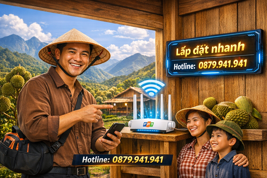 Đăng Ký Internet FPT Khánh Sơn Nhanh – Sóng Mạnh Cho Nhà Vườn, Thủ Tục Tận Nơi