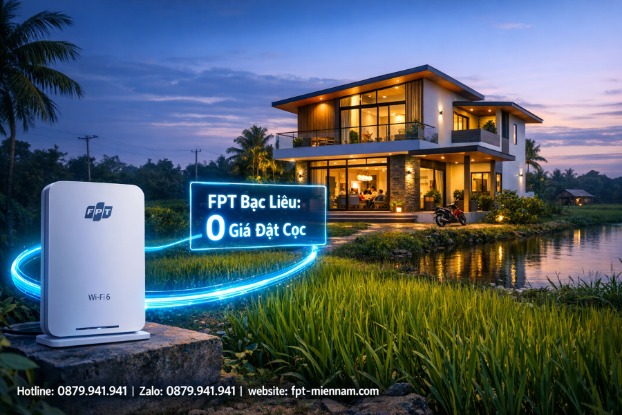 Đăng ký Internet FPT xã Phong Thạnh Đông: Không cần đặt cọc, Thủ tục siêu đơn giản