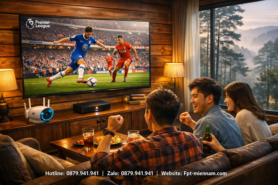 Đăng ký truyền hình FPT Play tại Đà Lạt: Sống trọn đam mê bóng đá