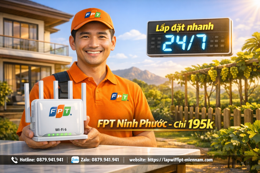 Đăng Ký Wifi FPT Ninh Phước Nhanh Chóng – Có Mạng Ngay Trong Ngày