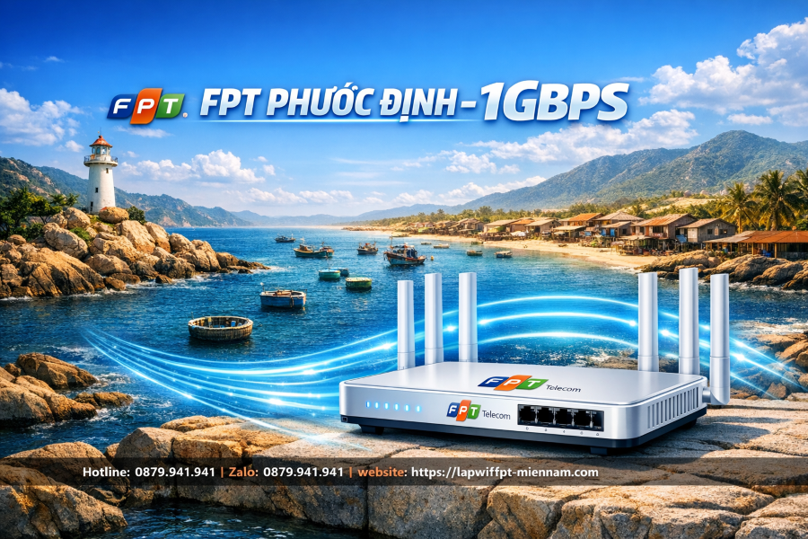 Đăng Ký Wifi FPT Phước Dinh Nhanh Nhất – Trải Nghiệm Tốc Độ 1Gbps