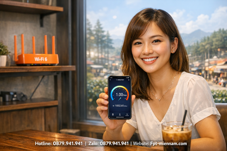 Đánh giá chất lượng mạng FPT tại khu vực Đức Trọng, Lâm Đồng