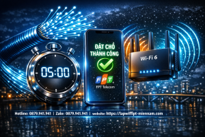 Đặt lịch lắp wifi FPT trong 5 phút – Giải pháp tối ưu cho người bận rộn