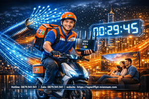 Dịch vụ lắp mạng FPT tại nhà không cần chờ đợi: Nhanh - Gọn - Tiện lợi