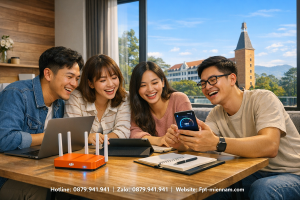 FPT Đà Lạt đồng hành cùng Tân sinh viên: Internet siêu tốc, chi phí cực thấp