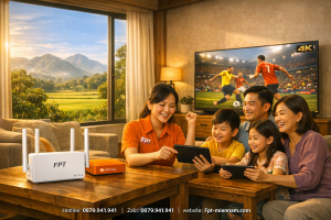 FPT Đạ Tẻh khuyến mãi Combo Internet + Truyền hình: Giải trí thả ga, giá siêu rẻ