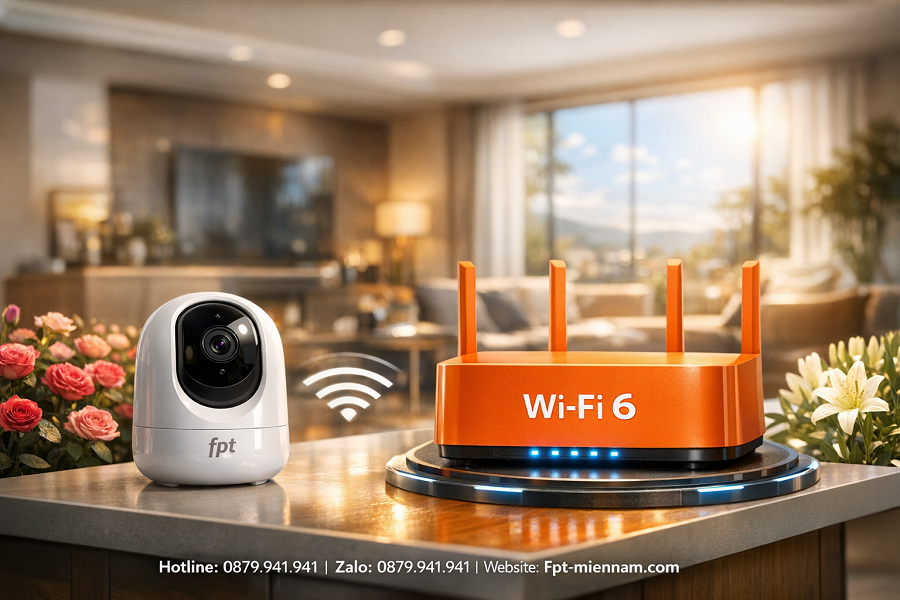 FPT Đức Trọng: Đăng ký Camera nhận ngay bộ phát Wi-Fi 6 siêu tốc