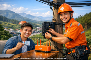 FPT Đức Trọng hỗ trợ bảo trì mạng 24/7 tận nơi: Yên tâm kết nối
