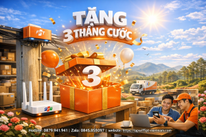 FPT Đức Trọng khuyến mãi tháng này: Tặng đến 3 tháng cước sử dụng