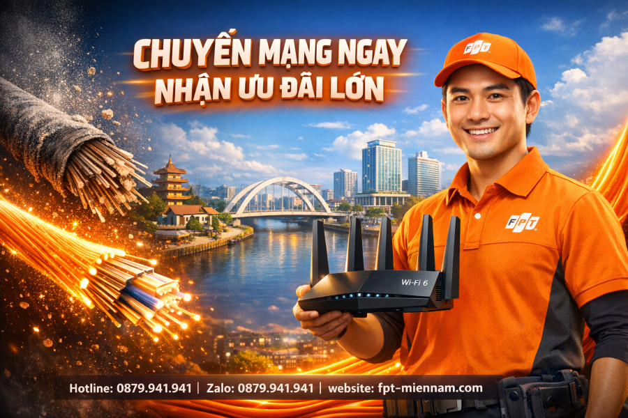 FPT Giá Rai: Ưu Đãi Đặc Biệt Cho Khách Hàng Chuyển Từ Nhà Mạng Khác Sang