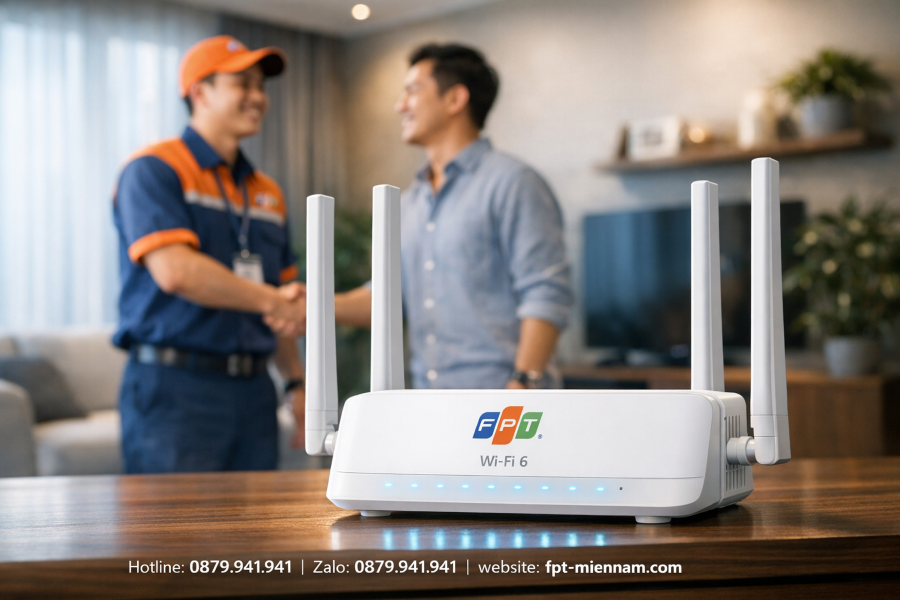 FPT Hòa Bình: Hỗ trợ đổi modem miễn phí cho khách hàng cũ
