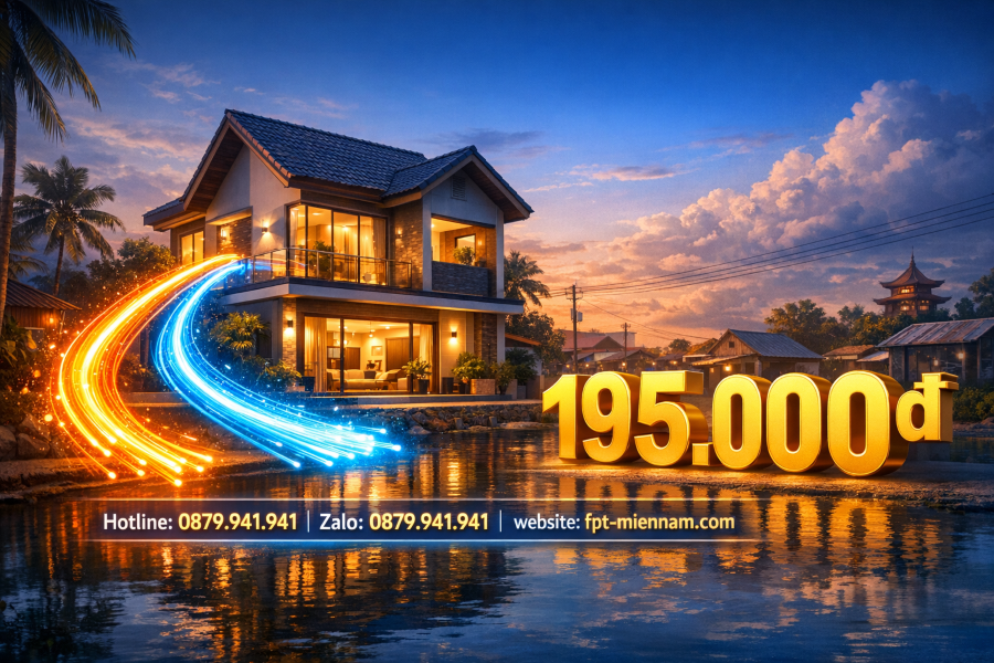 FPT Thị Trấn Hòa Bình: Cáp Quang Tốc Độ Cao Giá Chỉ Từ 1xx.000đ