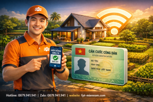FPT xã Điền Hải: Thủ tục đăng ký chỉ cần CCCD, nhận ngay ưu đãi