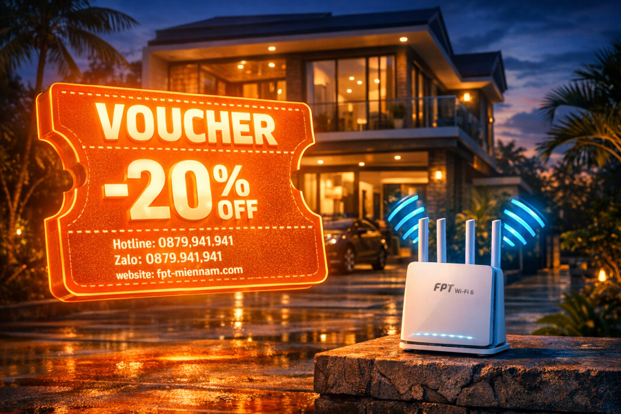Giá Rai: Lắp Mạng FPT Nhận Ngay Voucher Giảm Cước Hàng Tháng