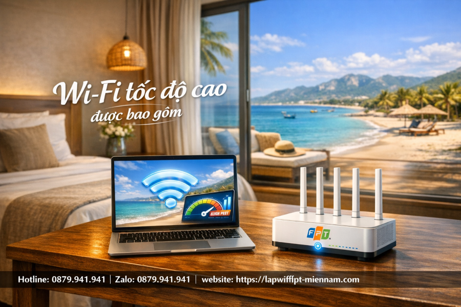 Giải pháp lắp mạng FPT Ninh Chử cho khách sạn và homestay