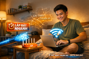 Gói cước FPT phù hợp phòng trọ tại Thuận An: Tiết kiệm & Tốc độ