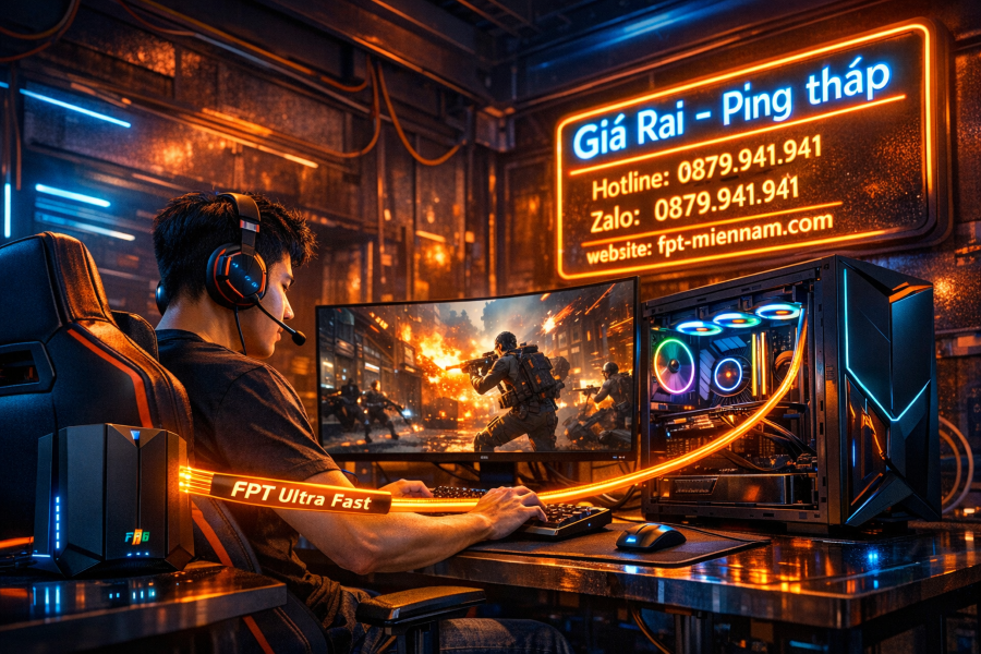 Gói Cước FPT Ultra Fast Tại Giá Rai: "Vũ Khí" Tối Thượng Cho Game Thủ